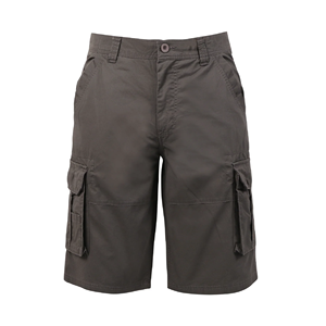 Shorts cargo décontractés pour hommes, coupe ajustée, multi-poches, grande taille, couleur unie, design personnalisé, shorts élégants pour hommes - Product Image 5