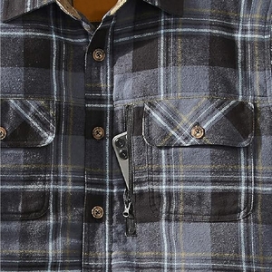 Vestes chaudes lâches de cru des hommes, vestes décontractées d'hiver de cru des hommes - Product Image 2