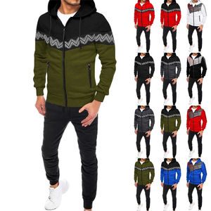 Sudadera con Capucha y Cremallera para Hombre, Estilo Deportivo, Tendencia Nueva, Personalizable, 100% Algodón, Felpa, Informal, Lisa, con Diseño de Logotipo Personalizado, para Invierno - Product Image 3