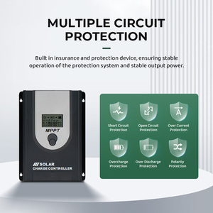Contrôleur de Charge Solaire Automatique Solardance 15A 12V/24V MPPT pour Batterie au Lithium, Tension PV Max 60V, Précision de 99%, Température Intégrée - Product Image 5