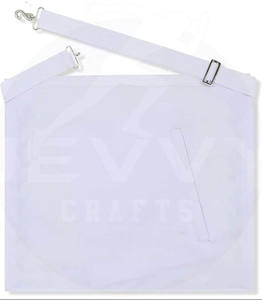 Delantal Masónico Rectangular Bordado a Mano, Ecológico, de Alta Calidad, en Tela de Algodón, Precio al por Mayor - Product Image 5