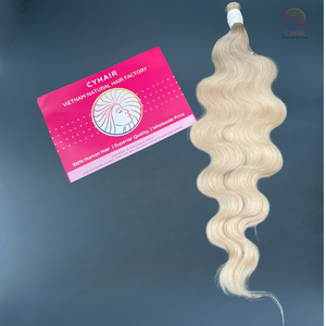 วิกผมคนแบบลอนสีบลอนด์100% ผมบริสุทธิ์จากเวียดนามจำนวนมากขายส่ง - Product Image 6