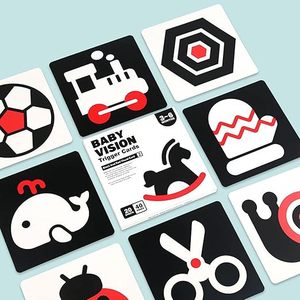 Cartes Flash Bébé Haute Contraste Fabriquées en Usine pour la Croissance Visuelle du Nouveau-né, Apprentissage Montessori, Édition Imprimée Durable – Vente en Gros - Product Image 4