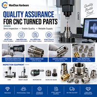Pièces tournées CNC de qualité inspectée avec vérification CMM pour arbres filetés, bagues et composants sur mesure