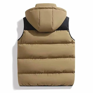 Chaqueta Acolchada Personalizada para Hombre, Transpirable, de Manga Regular, con Cierre Frontal, Logotipo, Resistente al Viento, Ecológica, Estilo Simple y Nuevo - Product Image 2