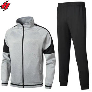 Ensemble sweat-shirt à capuche unisexe, poids lourd, impression bouffante et personnalisée avec logo, pantalon de survêtement respirant pour hommes, vêtements directs, survêtements de sport sans couture - Product Image 2
