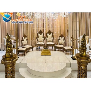 Sillas Modernas para Ceremonias de Boda, Sillas para Mandap de Boda, Sillas de Madera Tallada para Mandap de Boda, Último Modelo en Canadá - Product Image 1