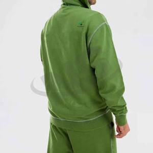 Conjuntos Deportivos para Hombre con Cierre, Venta al Por Mayor, Logotipo Personalizado, Corte Regular, Sudadera Informal, Pantalones Deportivos Cómodos y Transpirables - Product Image 3