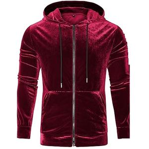 Best Selling Men's Oversized <b>Hoodies</b> Heavyweight Thick Custom Velvet Comfortable Full Zip Pullover Embroidered Trending Design - Product Image 6