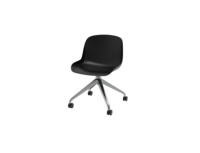 Chaise de bureau OMNI à vérin à gaz, chaise de travail ergonomique avec soutien lombaire pour événements et réunions