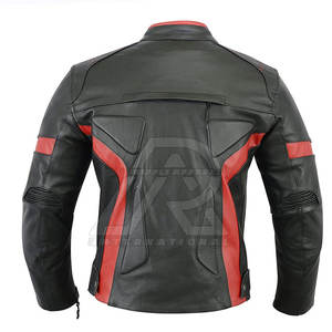 Meilleure vente Veste de moto en cuir respirant de qualité supérieure à manches longues de grande taille toutes saisons vêtements de course automobile en usine - Product Image 4