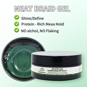 Gel pour dreadlocks 4 oz OEM ODM, marque privée pour femmes, sans sulfate, gel pour tresses et twists, tenue sans flocons - Product Image 5