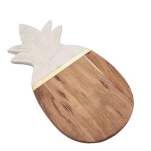 Tabla de Quesos Moderna y Ecológica con Asa de Metal, Tabla de Cortar de Madera de Bambú para Uso en el Hogar, Bar y Cocina, Apta para Lavavajillas - Product Image 5
