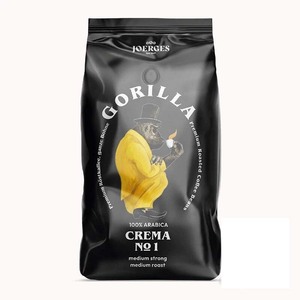Venta al por mayor Gorilla Coffee Super Bar Crema 1kg Espressobohnen Aromatic Italian Toast Premium Blend Smooth And Rich Flavor Perfect - Product Image 4