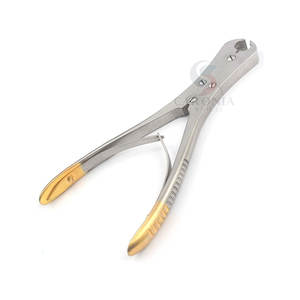 Instruments chirurgicaux orthopédiques les plus vendus en acier inoxydable allemand Double Action plaque Cutter pince Source d'alimentation manuelle - Product Image 1