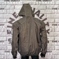 Veste coupe-vent personnalisée avec surpiqûres réfléchissantes, broderie réfléchissante et fermeture éclair, style streetwear, vêtements spéciaux