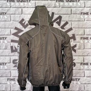 Ropa deportiva para hombre, cortavientos de nailon de calidad fina, sudadera con cremallera y bolsillo, ropa personalizada de EE. UU., Sudadera con capucha de invierno con estampado Digital directo - Product Image 5