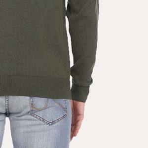 Nueva Sudadera de cuello redondo de gran tamaño para hombre de otoño, logotipo personalizado, bordado teñido con lazo lavado ácido, nuevo diseño, algodón liso, venta al por mayor - Product Image 6