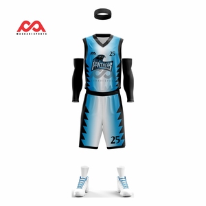 Ensembles d'uniformes de basket-ball unisexes sublimés en gros sans manches Uniformes de basket-ball personnalisés en tissu extensible de haute qualité - Product Image 2