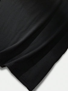 Camisetas Extra Grandes de Corte Cuadrado para Hombre, con Dobladillo sin Rematar, Logotipo Personalizado Impreso, Estilo Hip Hop Desgastado Vintage, 100% Algodón Peinado - Product Image 4