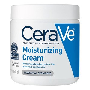 Nouvelle crème hydratante Cera Ve, hydratant pour le corps et le visage pour peaux sèches, crème pour le corps à l'acide hyaluronique et aux céramides - Product Image 1
