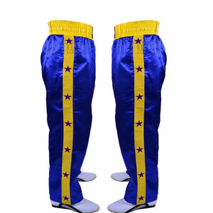 Pantalon de boxe en soie satinée personnalisé Muay Thai Full Contact MMA Arts martiaux Kickboxing Training Bottom Pant - Product Image 2