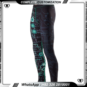 Pantalon de compression entièrement à sublimation Bjj Collants pour hommes Grappling Arts martiaux Guêtres sublimés - Product Image 2
