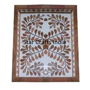 สินค้าอันดับต้นๆ ไม้อะคาเซียและเรซิ่น ขายร้อน 16 X 12 ถาดเสิร์ฟอาหาร ร้านอาหารและโรงแรมอุปกรณ์ถาดเสิร์ฟกาแฟ - Product Image 1