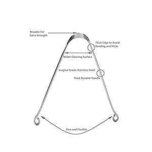 เครื่องทำความสะอาดลิ้นและปากเครื่องขูดไฟฟ้าด้วยตัวเองทำจากสเตนเลสสตีลสำหรับทำความสะอาดช่องปากและฟัน - Product Image 6
