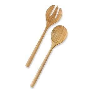 2024 vente chaude salade outils plats serveur cuillères à la main en bois cuillère et fourchette salade meilleure qualité bois par STAR CRAFTS INDE - Product Image 5