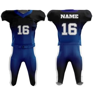 Uniforme de fútbol americano en tela elástica de poliéster Diseño personalizado Ropa de fútbol Jersey y pantalón acolchado - Product Image 3