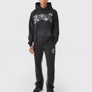 Chándales Deportivos de Primera Calidad al por Mayor para Hombre, Ligeros, con Pedrería, Ropa Deportiva, Chándales con Pedrería para Hombre - Product Image 1