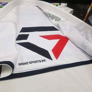 Costume martial de qualité supérieure pour hommes 100% coton Bjj Gi costume Logo personnalisé impression costume d'entraînement de karaté en gros - Product Image 3