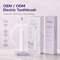 Sikat Gigi Elektrik Sonic OEM ODM 2 in 1 Getaran Osilasi Kepala Sikat 60 Derajat 8 Mode Kerja untuk Perawatan Mulut Berbagai Merek