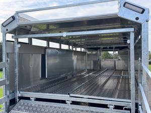 Remorque pour bétail à usage agricole, vente chaude, meilleure qualité, remorque semi-remorque robuste pour le transport de bovins, de moutons et de porcs, prix d'usine en gros - Product Image 4