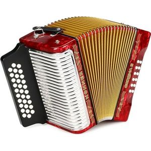 New Hohnerbravoo II 48 Piano <b>Accordion</b> with Bag - Product Image 1