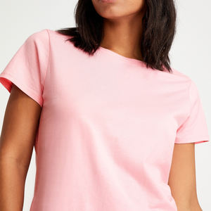 Vêtements pour femmes, haut à manches courtes, imprimé cils, décontracté, prix d'usine - Product Image 3