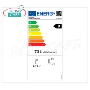 Refrigerador Eléctrico de 2 Puertas para Bebidas, Temperatura +2/+8°C, Capacidad de 223 Litros, Clase B, Modelo G-BC2PS - Product Image 2