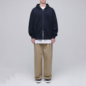 Sudaderas con capucha de algodón con doble cremallera de diseño personalizado para ropa de invierno de algodón 100% ligera y de alta calidad sudaderas con capucha recién llegadas Premium - Product Image 5