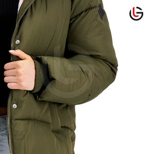 แจ็กเก็ตตัวหนาทรงเข้ารูปสำหรับผู้หญิงเสื้อแจ็กเก็ตขนปลาปักเป้าแบบลำลองสำหรับผู้หญิงใส่กลางแจ้ง - Product Image 5