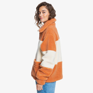 Haute qualité femmes mode décontracté hiver chaud polaire Sherpa vestes/Offre Spéciale haute rue Style femmes décontracté Sherpa vestes - Product Image 2