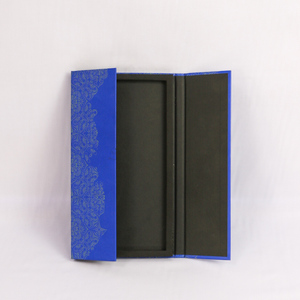Boîte-cadeau en carton rigide bleu de luxe avec impression offset mémorable de stratification mate élégante pour des occasions spéciales - Product Image 6