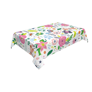 Embroidered Tablecloths Customized Design Luxury Wedding Restaurant Use Tablecloths with Logo - Product Image 1
