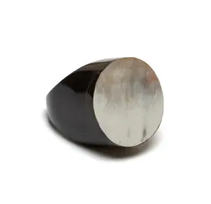 Bague en corne de buffle pour les fiançailles portant la plupart de qualité vraie vache boeuf anneaux en corne naturelle bijoux de mode anneaux de haute qualité