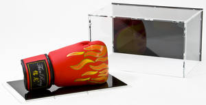 Acrylic Display Box for <b>Boxing</b> Gloves Clear Protective Showcase Case with Elegant Design for Collectors and Sports Enthusiasts - Product Image 2