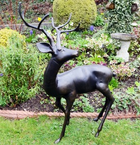 รูปปั้นกวางเรนเดียร์ตกแต่งคริสต์มาสทำด้วยมือรูปปั้นกวางขนาดใหญ่รูปปั้นตกแต่งคริสต์มาสทำด้วยมือ - Product Image 6