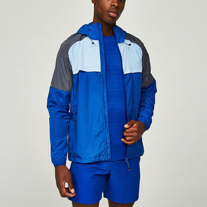 Coupe-vent tactique décontracté OEM pour hommes, veste à capuche respirante de haute qualité, ensembles de survêtements imperméables coupe-vent 100% nylon - Product Image 4