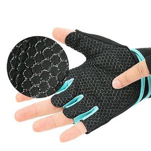 Custom Non Slip Half Finger Weightlifting <b>Gloves</b> Neoprene Gym Palm Support Training <b>Gloves</b> For Men Women OEM Fitness <b>Gloves</b> - Product Image 5