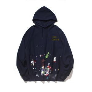 Sudadera con capucha de gran tamaño a precio de fábrica, suéter básico de algodón mezclado, sudaderas con capucha de gran tamaño para hombres, sudaderas con capucha de gran tamaño personalizadas - Product Image 6