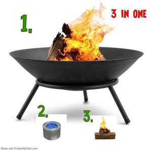 Braseros de Acero Modernos Hechos a Mano, de Gas Natural, Independientes, Portátiles, para Exteriores, Espacios de Hospitalidad, Calidez en el Patio Trasero - Product Image 6